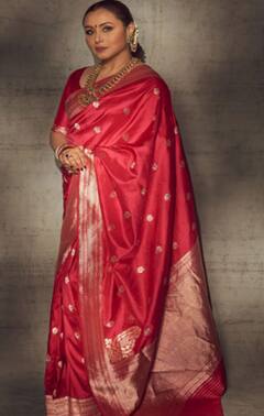 Rani Mukerji Pics: गुलाबी साड़ी, खूबसूरत ज्वेलरी...रानी मुखर्जी के इस लुक ने उड़ाए होश, ट्रेडिशनल अवतार में वायरल हो रहीं एक्ट्रेस की फोटोज