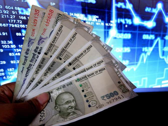 First India on X: Rupee settles 20 paise lower at 73.58