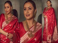 Rani Mukerji Pics: गुलाबी साड़ी, खूबसूरत ज्वेलरी...रानी मुखर्जी के इस लुक ने उड़ाए होश, ट्रेडिशनल अवतार में वायरल हो रहीं एक्ट्रेस की फोटोज