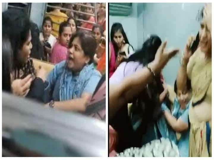 Railway cop injured in commuters’ scuffle on Thane-Panvel local train woman arrested Train Chaos: மின்சார ரயிலில் மோதிக்கொண்ட பெண் பயணிகள்.. தடுக்க வந்த பெண் போலீஸுக்கு ஏற்பட்ட விபரீதம்..