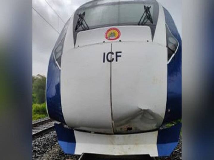 மாட்டின் மீது மோதிய வந்தே பாரத் ரயில்...தொடரும் மோதல் சம்பவங்கள்...பயணிகளின் நிலை என்ன? Vande Bharat Express Hits Cow Day After Buffalo Collision Broke Train Nose மாட்டின் மீது மோதிய வந்தே பாரத் ரயில்...தொடரும் மோதல் சம்பவங்கள்...பயணிகளின் நிலை என்ன?