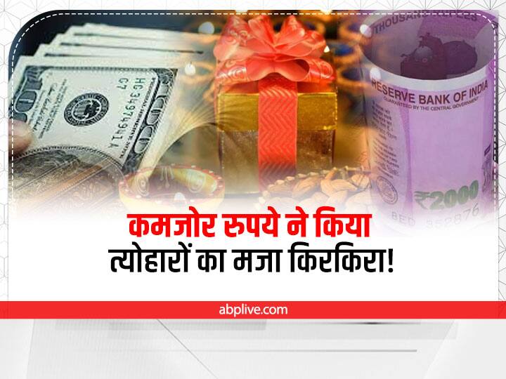 Slide In Rupee Against Dollar To Spoil Festive Season As Gold Gadgets Car Prices Likely To Go Up Weak Rupee Impact: रसातल में रुपया, त्योहारों का मजा अब होगा फीका!