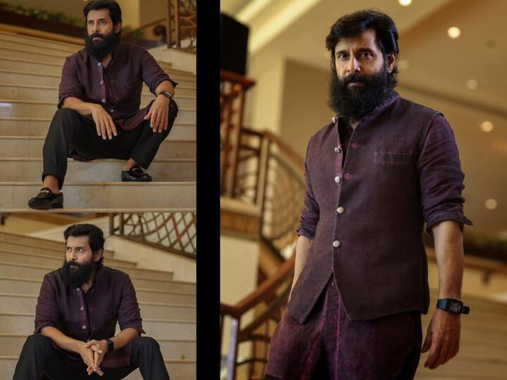 Actor Vikram photos: நடிகர் விக்ரமின் ஸ்டைலிஷ் போட்டோஷூட் !