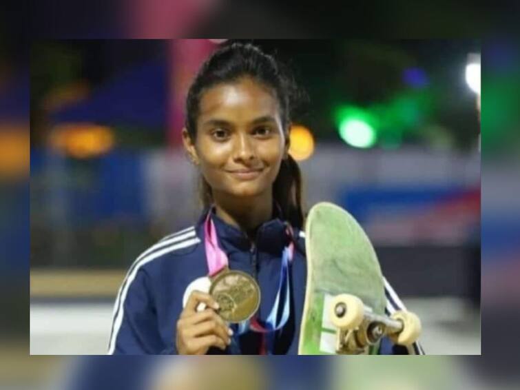 Beed News Shraddha Gaikwad won gold medal at National Games 2022 also selected for the Olympics National Games 2022 : परळीच्या मराठमोळ्या श्रद्धा गायकवाडची सुवर्णपदकाला गवसणी, ऑलम्पिक स्पर्धेसाठीही झाली निवड