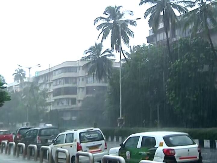 Mumbai Rain Update  Mumbai Thane NM Dombiwali & around has been raining very intensely since morning  Mumbai Rain Update : मुंबईसह परिसरात मुसळधार पाऊस, ठिकठिकाणी वाहतूक कोंडी 