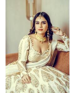 Neha Malik : बोल्ड नेहा मलिकचा ट्रेडिशनल लूक, नव्या फोटोंमध्ये दिसतेय सुरेख