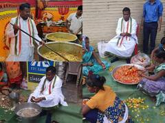 मंत्री कवासी लखमा का फिर दिखा अनोखा अंदाज, सब्जी काटते और खिचड़ी बनाते फोटो हुई वायरल