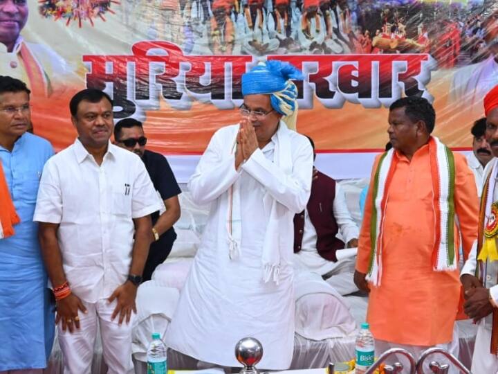 Chhattisgarh CM Bhupesh Baghel participated in Muria Darbar Ritual of Bastar Dusshera ANN Bastar: दशहरा के मुरिया दरबार रस्म में शामिल हुए सीएम बघेल, बस्तर को 173 करोड़ की दी सौगात