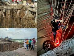 सागर में बीच सड़क पर मौत का गड्ढा! बाइक सहित गिरा डॉक्टर, पेट में घुसा सरिया