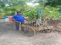 ஓய்வூதியத்தில் 35 ஆயிரம் மரக்கன்றுகள்....இயற்கையை நேசிக்கும்  முன்னாள் ராணுவ வீரர்..!