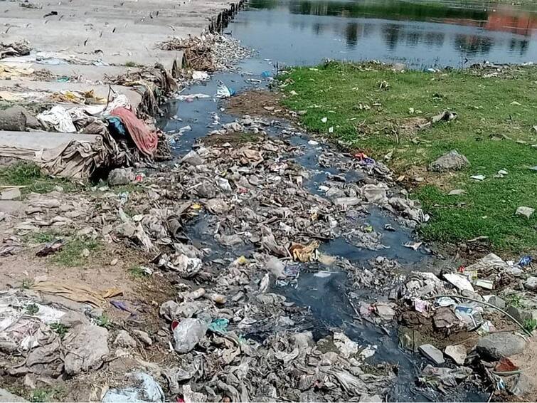 pollution of karur amaravathi river should be prevented TNN அமராவதி ஆறு மாசுபடுவதை தடுக்க வேண்டும் - சமூக ஆர்வலர்கள் கோரிக்கை