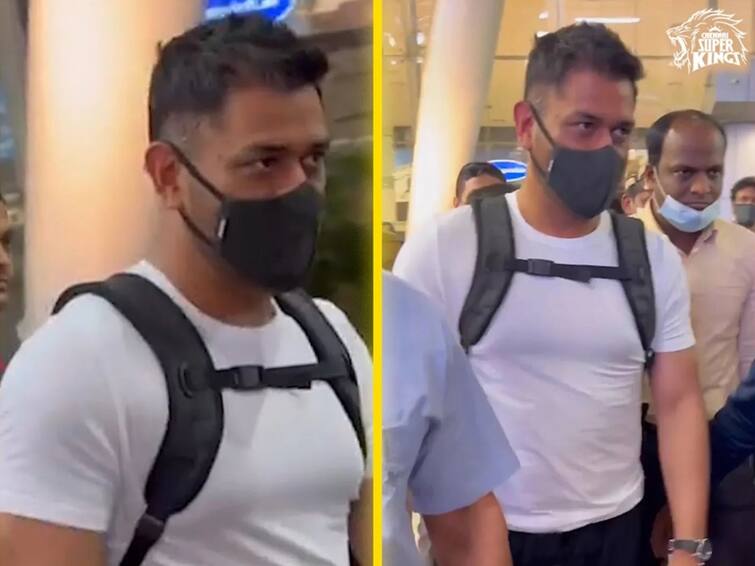 MS Dhoni makes surprise visit to Chennai CSK shares picture எதிர்பாராத தல தரிசனம்...சென்னைக்கு சர்ப்ரைஸ் விசிட் அடித்த தோனி... புகைப்படம் பகிர்ந்த சிஎஸ்கே டீம்!