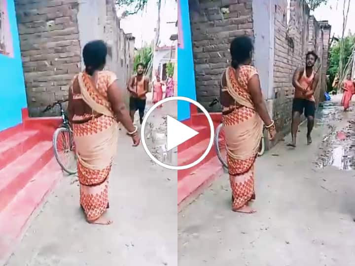 Bihar News: Young Man Attack with Sword on Woman Neck in Hajipur Vaishali LIVE VIDEO ann Bihar News: हाजीपुर में पड़ोसी ने महिला पर तलवार से किया हमला, नाली को लेकर हुआ था विवाद