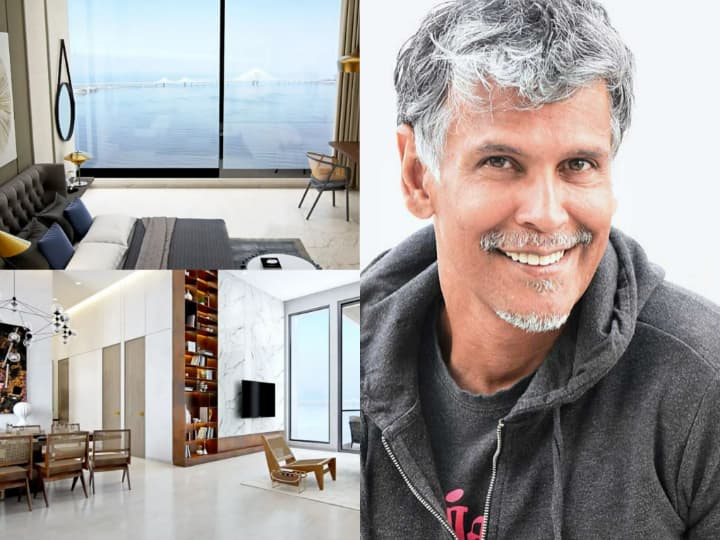 Milind Soman New House: मिलिंद सोमन का नया घर मुंबई में सी-फेसिंग प्रभादेवी इलाके के 'स्टैंडअलोन टॉवर' में है. इसकी कीमत 6.8 करोड़ रुपये से शुरू होती है.