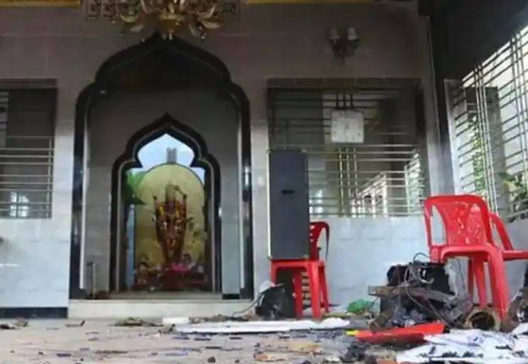 bangladesh miscreants broke hindu diety idol after durga puja celebration Bangladesh: ਦੁਰਗਾ ਪੂਜਾ ਤੋਂ ਬਾਅਦ ਬੰਗਲਾਦੇਸ਼ ਦੇ ਮੰਦਰ ਵਿੱਚ ਭੰਨਤੋੜ, ਖੰਡਿਤ ਹੋਈਆਂ ਹਿੰਦੂ ਦੇਵਤਿਆਂ ਦੀਆਂ ਮੂਰਤੀਆਂ