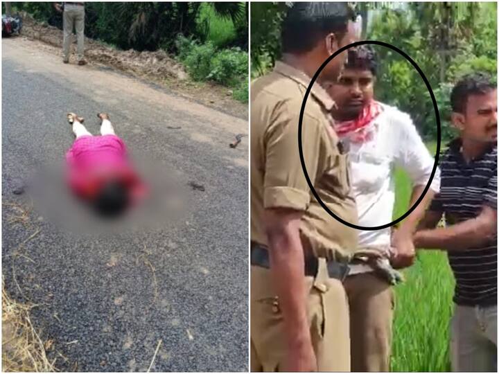 Kakinada kurada knife attack young woman killed not loving Kakinada News : కాకినాడలో దారుణం, ప్రేమించలేదని యువతి గొంతు కోసిన ఉన్మాది