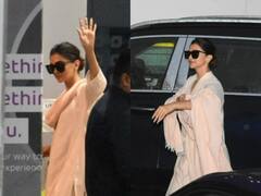 In Pics: एयरपोर्ट पर दिखा Deepika Padukone का ट्रेडिशनल लुक, पिंक सूट में बेहद खूबसूरत नजर आईं एक्ट्रेस