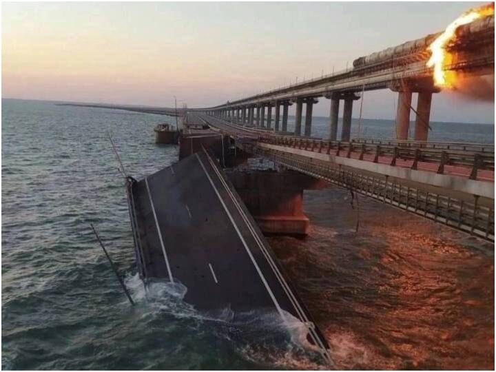 Russia Ukraine War Ukraine officials said Explosion on Crimean Bridge is the beginning Russia-Ukraine War: रूस के कब्जे वाले क्रीमिया में धमाके पर यूक्रेन की तरफ से आया बड़ा बयान, कहा- ये तो बस शुरुआत है
