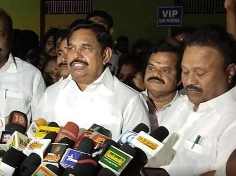 Edappadi K Palaniswami condemns dmk mps for not raising voice for aiims hospital Madurai 38 பேர் இருந்தும் எய்ம்ஸ் பற்றி கேள்வி எழுப்பாமல் இருக்கிறார்கள்... திமுக எம்பிக்களை சாடிய எடப்பாடி பழனிசாமி!