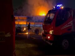 Photos : नाशिकमध्ये खासगी बसला आग, 11 जणांचा जागीच मृत्यू, जखमींवर उपचार सुरु