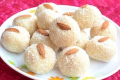 Diwali recipe: દિવાળી પર બનાવો સ્વાદિષ્ટ નારિયેળ લાડૂ, જાણો રેસિપી