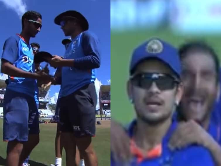 Debutant Shahbaz Ahmed Maiden Wicket in International Cricket IND vs SA 2nd ODI See His Reaction- Watch Video Shahbaz Ahmed Maiden Wicket: அறிமுக போட்டியில் மாஸ் காட்டும் ஷாபாஸ் அகமது... முதல் விக்கெட் எடுத்த வீடியோ...!