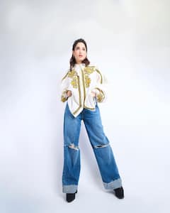 Tamannaah Bhatia : फंकी अँड कूल... अभिनेत्री तमन्ना भाटियाचा क्लासी लूक चर्चेत