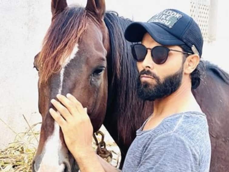 Ravindra Jadeja Shares Pic With His Crush-- See Pics 'My Crush': Ravindra Jadeja Shares Adorable Pic, See Post Here