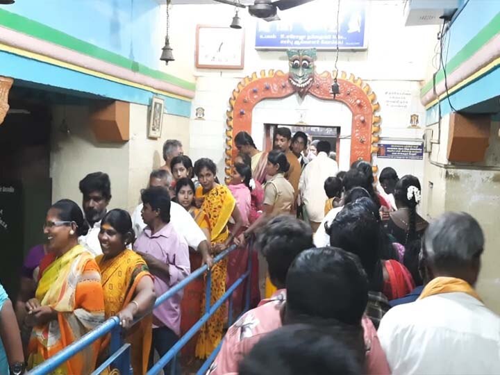 கோம்பை பெருமாள் கோயில் பூஜையில் கலந்துகொண்ட கேரள பக்தர்கள்