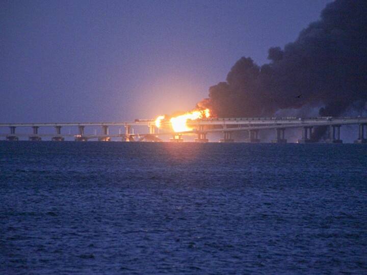 Putin Steps Up Security For Kerch Bridge Connecting Crimea & Russia After Truck Bomb Blast On Bridge Putin Steps Up Security For Kerch Bridge Connecting Crimea & Russia After Truck Bomb Blast On Bridge