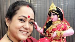 লাল বেনারসি, সোনার গয়নায় সাজালেন বাড়ির লক্ষ্মীকে, অপরাজিতার কোজাগরীর সাতকাহন