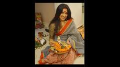 Laxmi Puja at Tollywood: মিমি, পায়েল থেকে শুরু করে দিতিপ্রিয়া, ঋতুপর্ণা, লক্ষ্মী আরাধনায় সামিল টলিউড