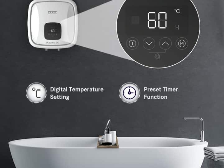 Amazon Sale On Digital Geyser with Alexa Voice control, Smart Geyser with Wi-Fi Remote control Usha VGuard Recold Havells Crompton Digital Display Geyser Amazon Sale: 25 लीटर के बेस्ट 5 गीजर, गर्म पानी का टेम्परेचर बताने के लिये इनमें लगे हैं डिजिटल इंडिकेटर