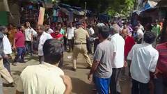 Nellore సండే బజార్ లో..పోలీసుల ఎదుటే ఇరు వర్గాల కొట్లాట | ABP Desam