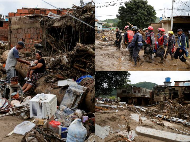 Venezuela Massive Landslide 22 people dead and over 50 missing Venezuela: वेनेजुएला में भारी बारिश के बाद बड़े पैमाने पर भूस्खलन, 22 की मौत, 50 से ज्यादा लापता