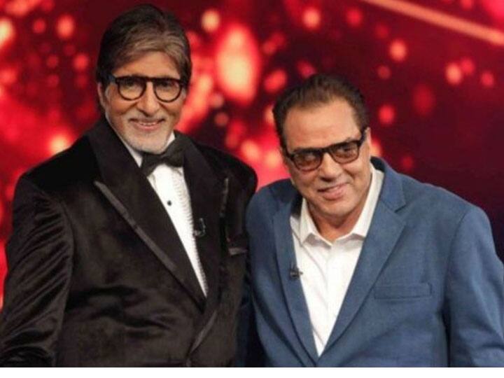 Dharmendra wishes Amitabh Bachchan for his next calls him most talented actor Dharmendra ने बिग बी को इस खास फिल्‍म के लिए दी बधाई, 'शोले' अंदाज में कहा- आई लव यू अमित...