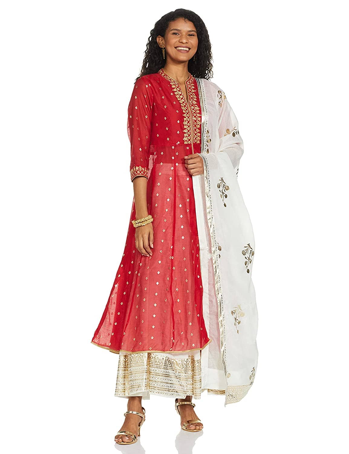 Amazon Extra Happiness Days BIBA Partywear Suit for Karwachauth Biba