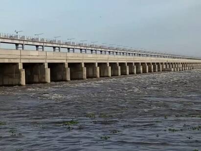 karur mayanur dam water flow increased TNN கரூர்: மாயனூர் கதவணைக்கு  நீர்வரத்து 13 ஆயிரம் கனஅடியாக உயர்வு