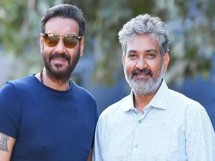 ajay devgn Special note on rrr director SS Rajamouli Birthday with this photo S. S. Rajamouli के जन्मदिन पर अजय देवगन ने शेयर किया ये खास नोट, विश करते हुए कहा - 'हमें आपके विजन से है प्यार'