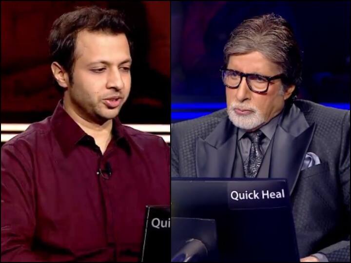 1 करोड़ जीतते ही फूट-फूटकर रोए केबीसी के ये कंटेस्टेंट, अमिताभ बच्चन को सुनाई दर्दभरी दास्तान kaun banega crorepati 14 shashwat goyal broke down in tears when won 1 crore amitabh bachchan console 1 करोड़ जीतते ही फूट-फूटकर रोए केबीसी के ये कंटेस्टेंट, अमिताभ बच्चन को सुनाई दर्दभरी दास्तान