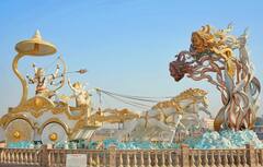 Mahakal Corridor : उज्जैनमधील भव्य 'महाकाल लोक', ही आहेत भव्य कॉरिडॉरची खास वैशिष्ट्ये, पाहा एक झलक