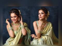 Shehnaaz Gill : हिरवी साडी, केसात गजरा अन् निखळ हास्य; शहनाजच्या लूकवर खिळल्या साऱ्यांच्या नजरा!