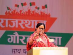 राजस्थान की पूर्व सीएम वसुंधरा राजे का अशोक गहलोत पर हमला, कहा- सरकार हर क्षेत्र में विफल