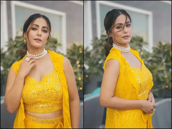 Hina Khan Ethnic Photos: ટીવી એક્ટ્રેસ હિના ખાન આજકાલ પોતાની ફેશન સેન્સને લઇને ફરી એકવાર ચર્ચામાં આવી છે,