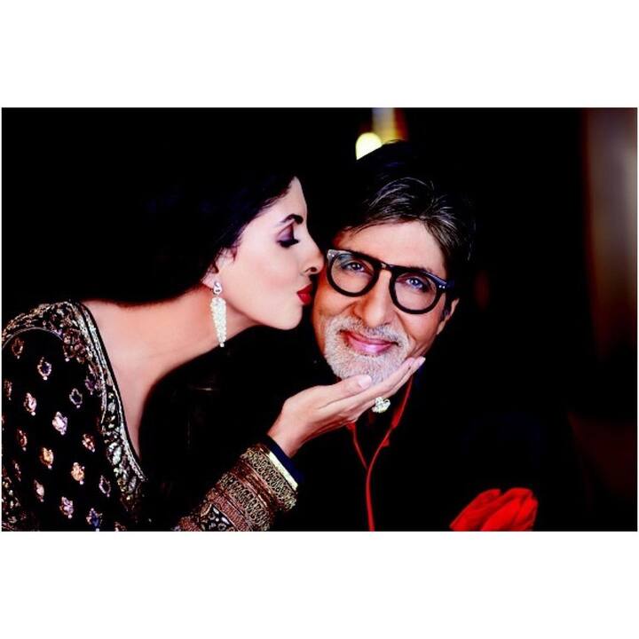 This endearing picture of Amitabh Bachchan with daughter Shweta speaks volumes about their relationship.