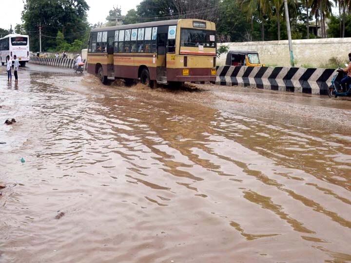 திண்டுக்கல்லில் கொட்டி தீர்த்த கனமழை....ஒரே நாளில் 79.8 மி.மீ., மழை பதிவு