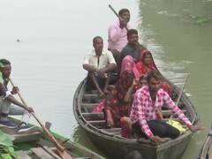 गोरखपुर में राप्ती नदी का जलस्तर बढ़ने से बाढ़ जैसे हालात, निचले इलाकों में लोगों के घरों में घुसा पानी