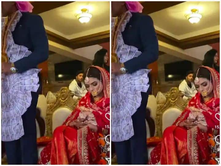 Trending marathi Video bride falls asleep while marriage rituals going viral video on social media Viral Video : सकाळपर्यंत चालले लग्न, लग्नमंडपातच वधू चक्क गाढ झोपली, व्हिडीओ झाला व्हायरल