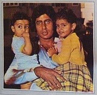 The 'Angry Young Man' of Bollywood is a doting father and his unseen pictures with his children Shweta Nanda and Abhishek Bachchan bear testimony to the fact.