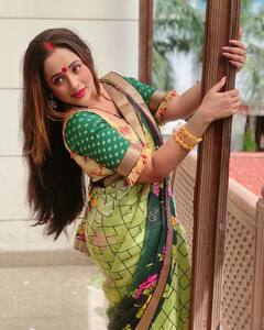 Bhojpuri News: 'सौगंध भोलेनाथ की' में ट्रेंडी साड़ी पहने दिखेंगी Rani Chatterjee, देखिए एक्ट्रेस का लेटेस्ट कलेक्शन